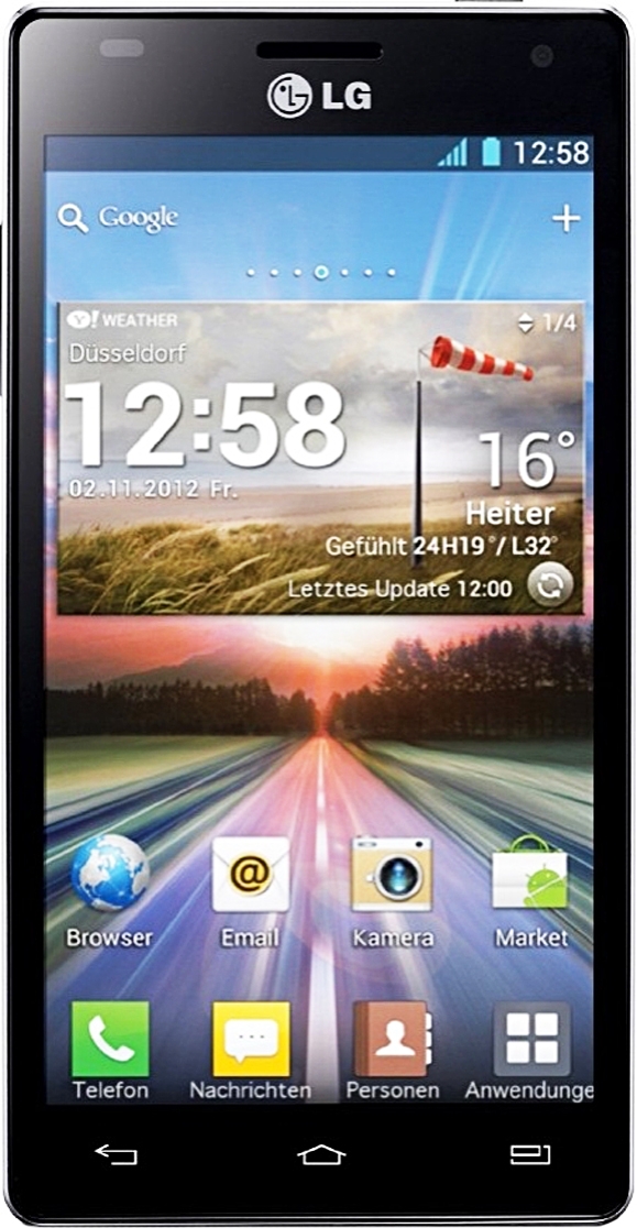 LG P880 Optimus 4x HD (Black) - зображення 1