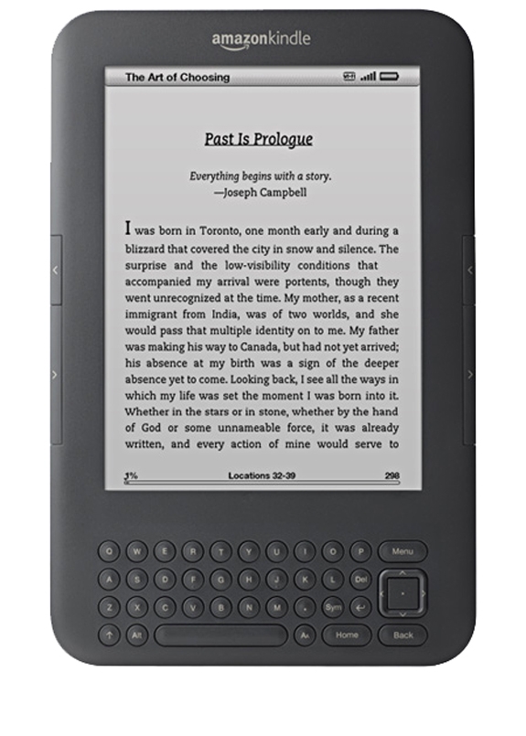 Amazon Kindle 3 Wi-Fi+3G Graphite - зображення 1