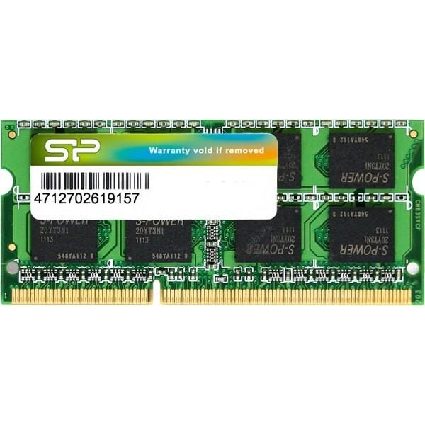 Silicon Power 8 GB SO-DIMM DDR3 1600 MHz (SP008GBSTU160N02) - зображення 1