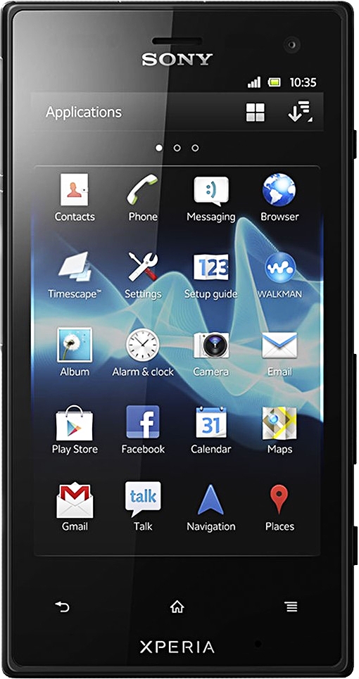 Sony Xperia Acro S (Black) - зображення 1
