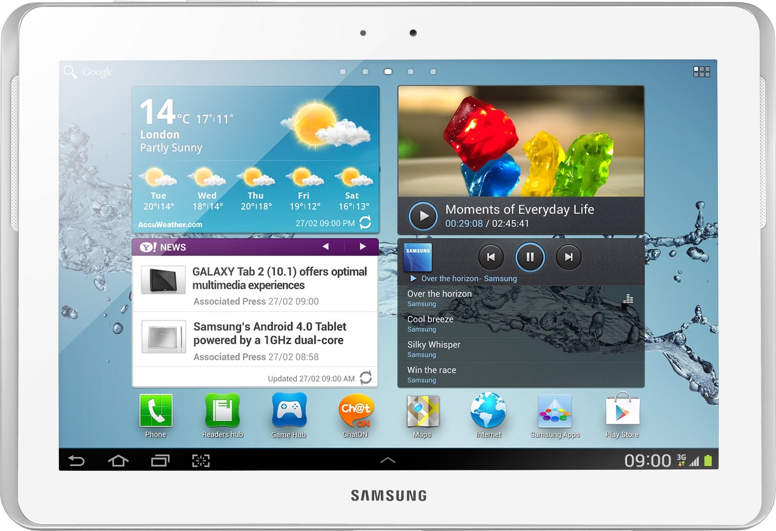 Samsung Galaxy Tab 2 10.1 16GB P5100 White - зображення 1