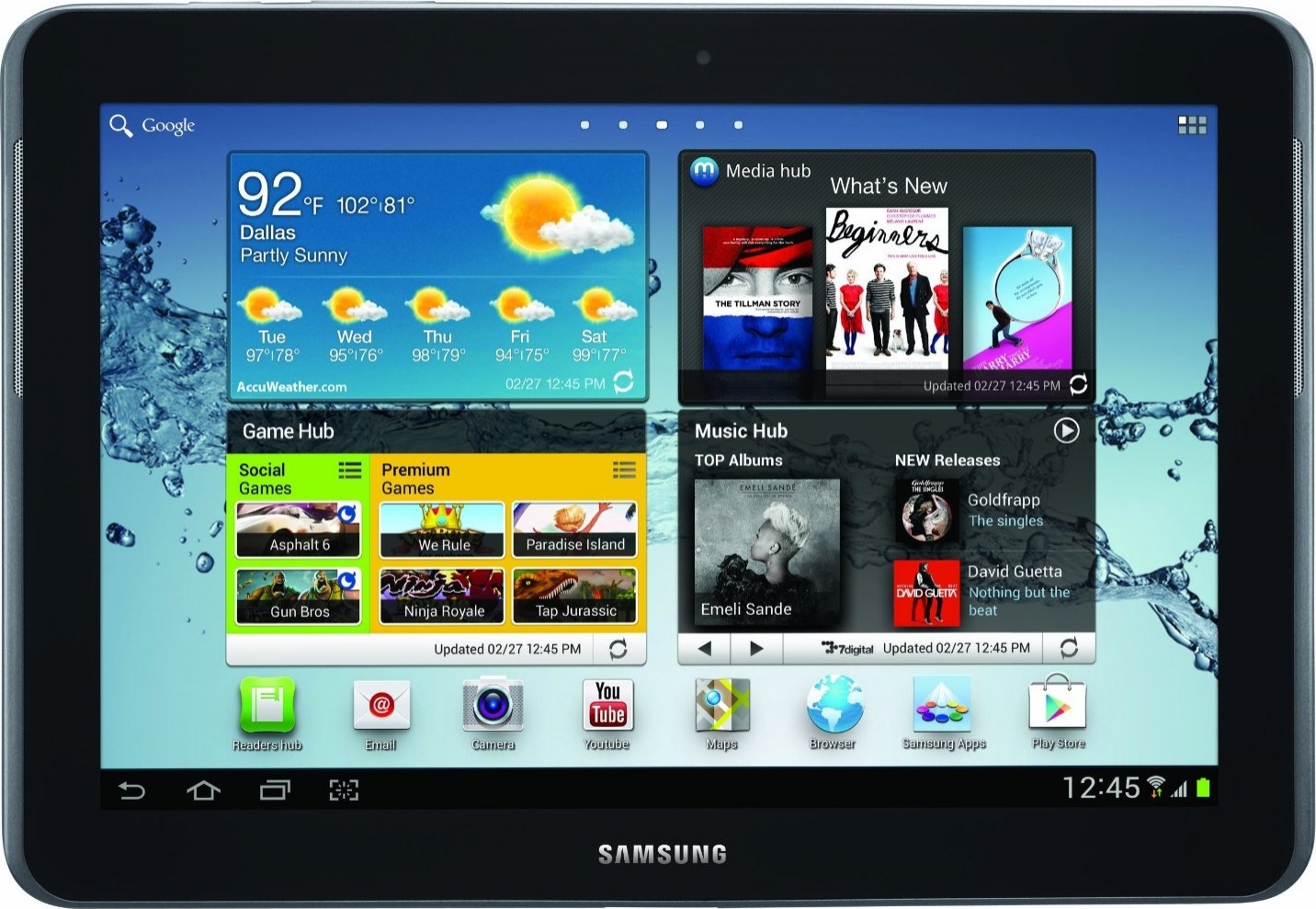 Samsung Galaxy Tab 2 10.1 16GB P5113 Titanium Silver - зображення 1