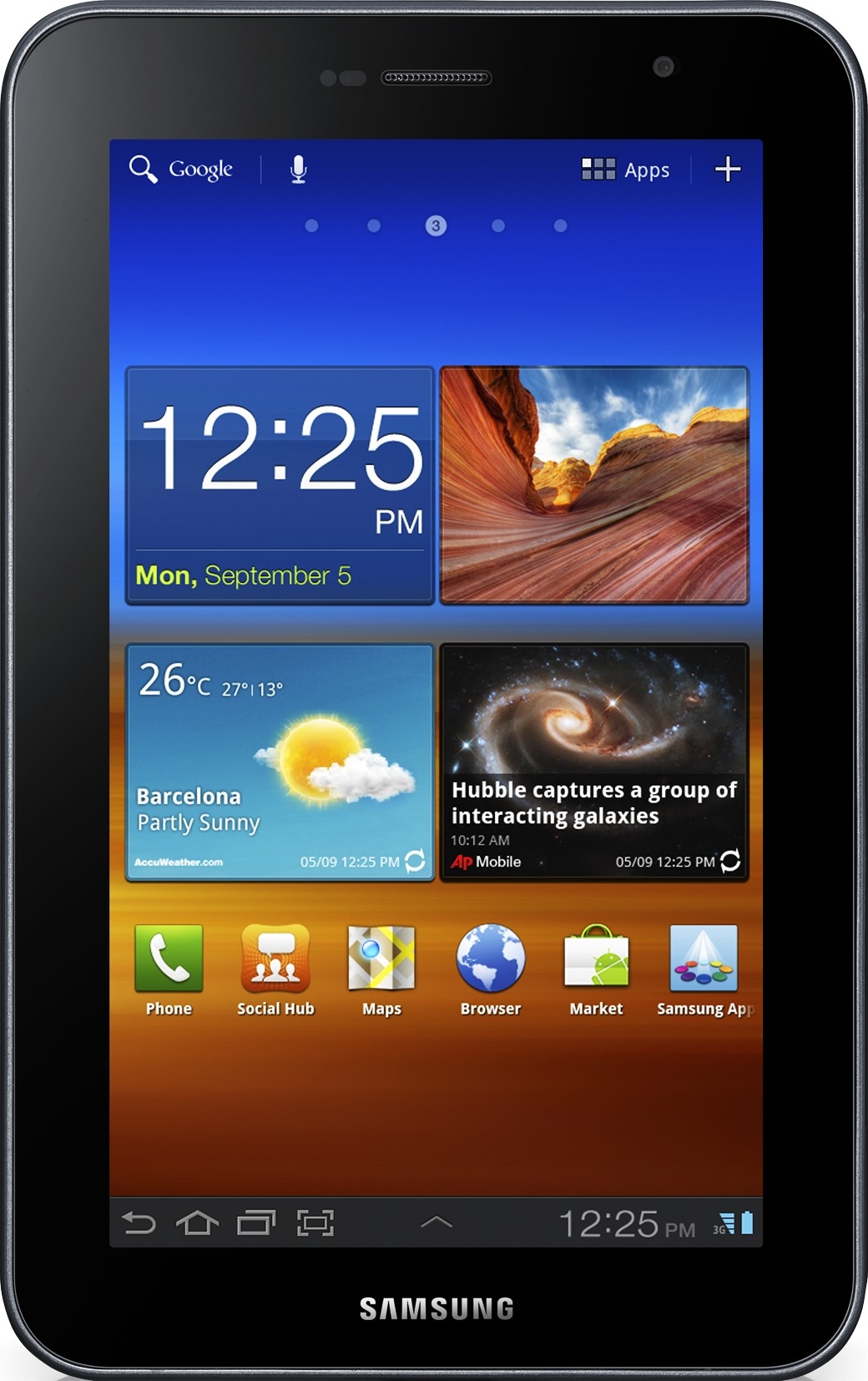 Samsung Galaxy Tab 7.0 Plus 16GB P6200 Metallic Gray - зображення 1