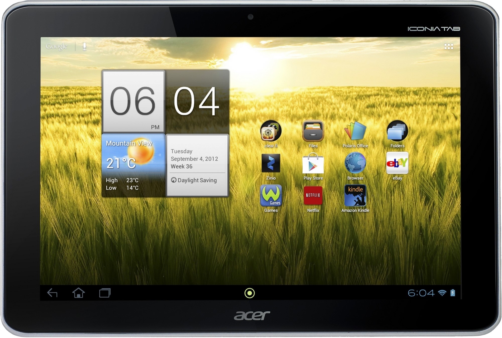Acer Iconia Tab A210 16GB HT.HAAEE.005 - зображення 1