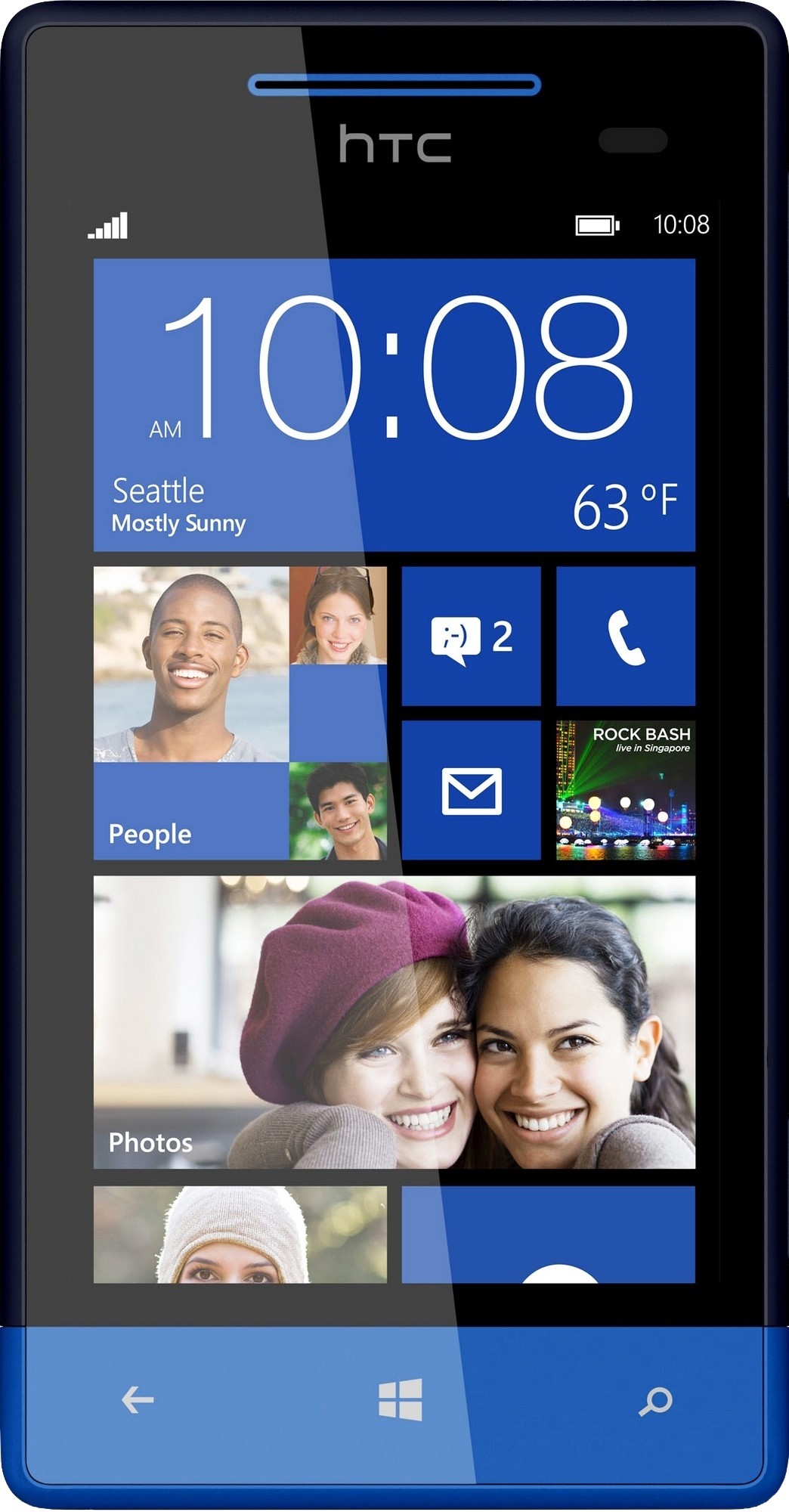 HTC Windows Phone 8S (Blue) - зображення 1