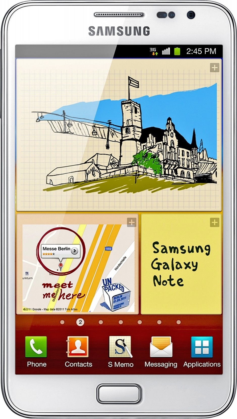 Коммуникатор Samsung Galaxy Note N7000 - обзор