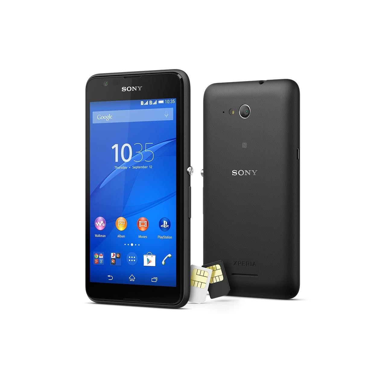 Sony Xperia E4 Dual D2115 (Black) купить в интернет-магазине: цены на  смартфон Xperia E4 Dual D2115 (Black) - отзывы и обзоры, фото и  характеристики. Сравнить предложения в Украине: Киев, Харьков, Одесса, Днепр