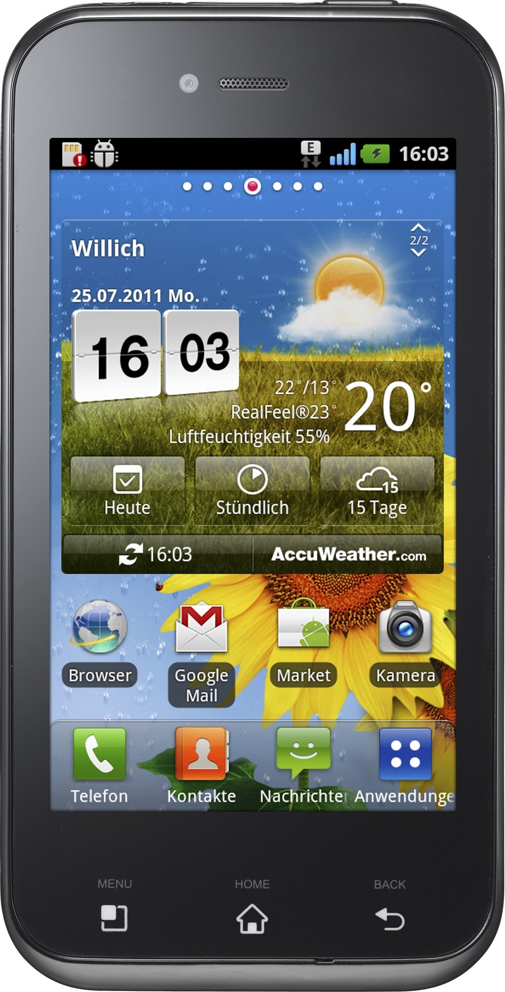 LG E730 Optimus Sol - зображення 1