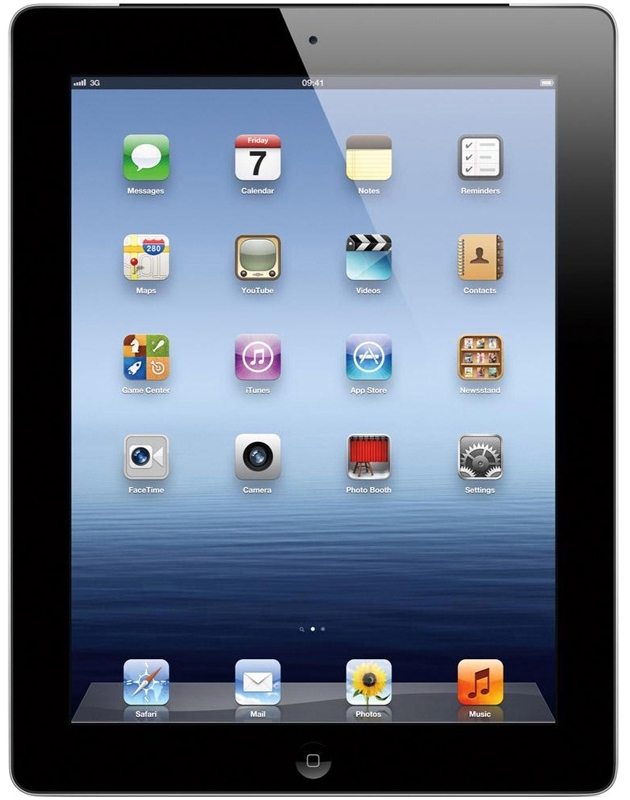 Apple iPad 3 Wi-Fi + 4G 64Gb Black (MD368) - зображення 1