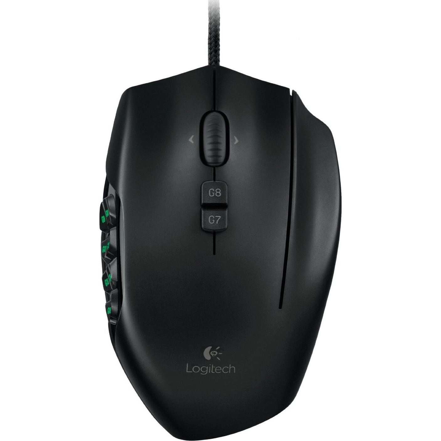 Logitech G600 MMO Gaming Mouse Black (910-003623, 910-002864) - зображення 1