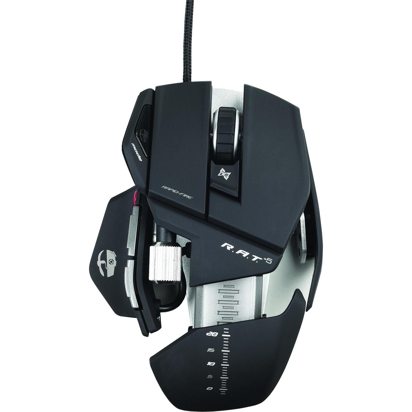 Mad Catz R.A.T. 5 Gaming Mouse Black (MCB4370500B2/04/1) - зображення 1