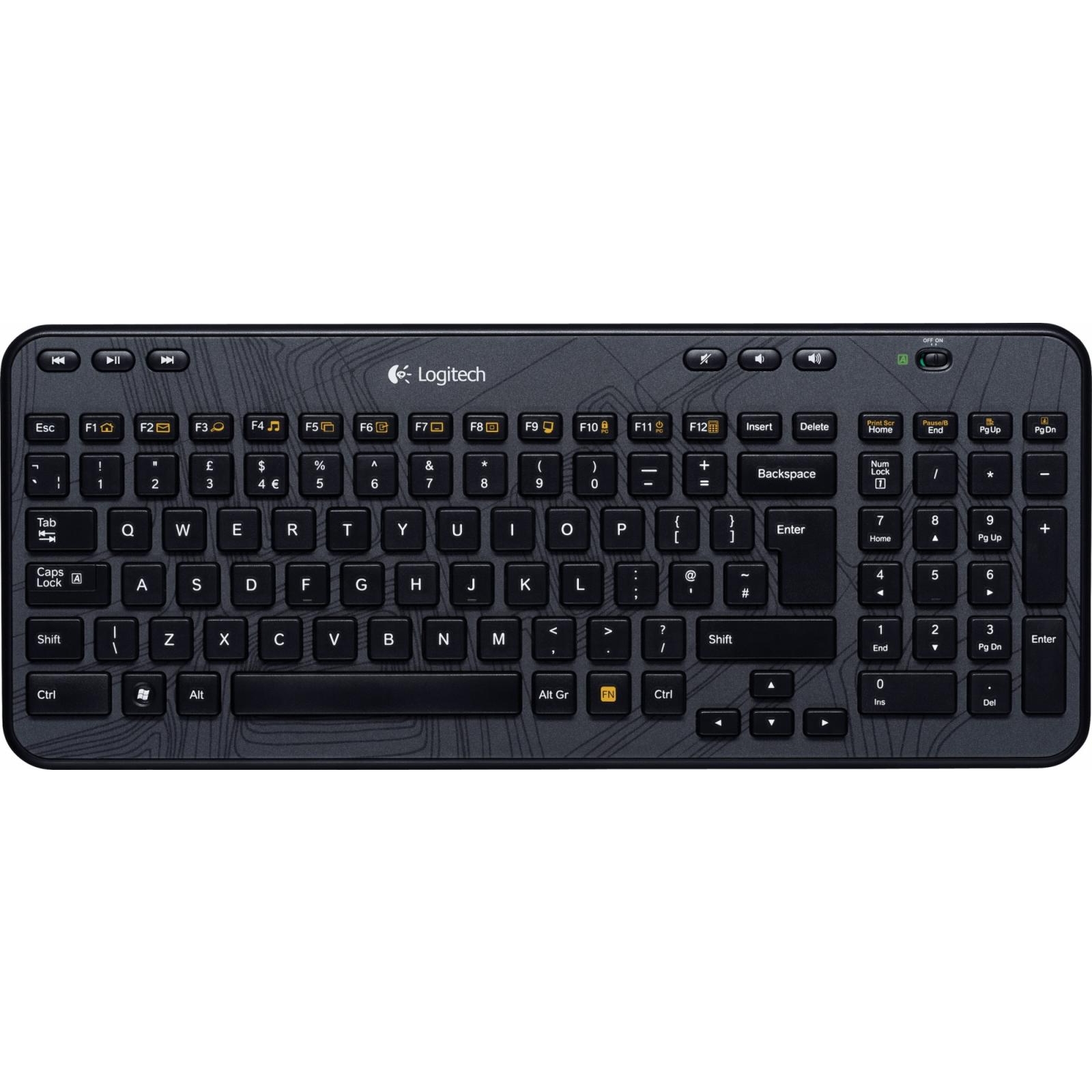Logitech K360 Wireless Keyboard (920-003095) - зображення 1