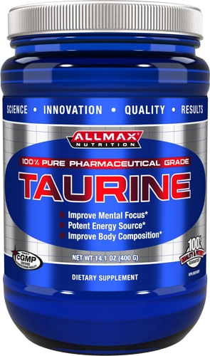 Allmax Nutrition Taurine 400 g /133 servings/ Unflavored - зображення 1