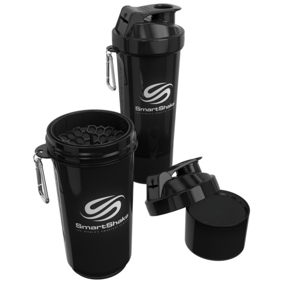 SmartShake Slim gunsmoke 500 ml (17 oz) - зображення 1