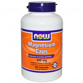 Now Magnesium 400 mg 180 caps