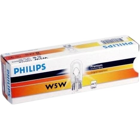 Philips W3W 12V 5W (12961CP) - зображення 1