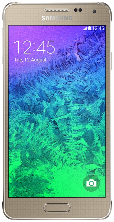 Samsung G850F Galaxy Alpha (Frosted Gold) - зображення 1