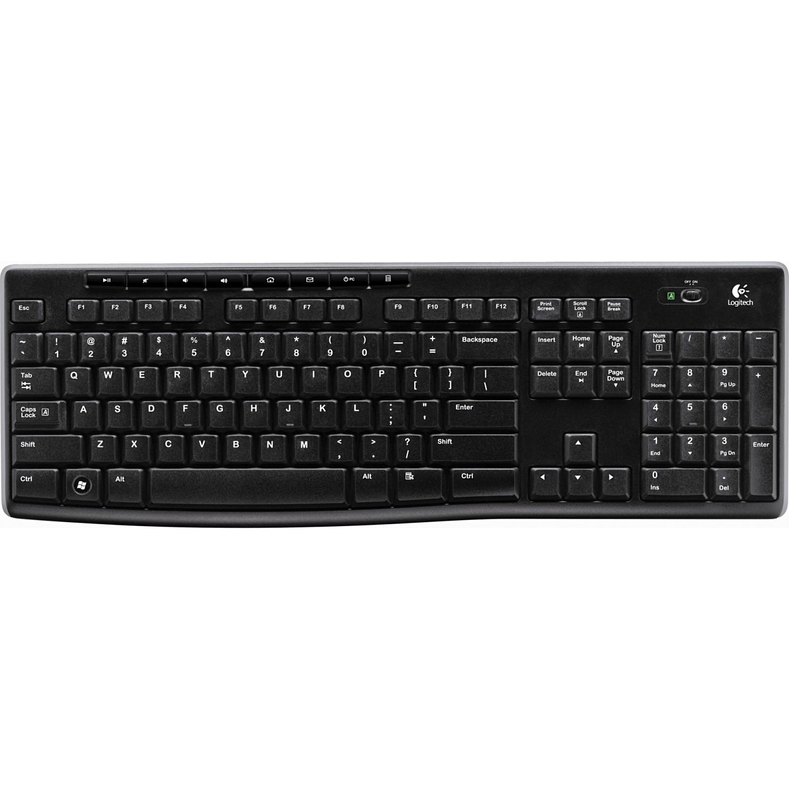 Logitech K270 Wireless Keyboard (920-003757) - зображення 1