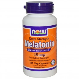 Now Melatonin 10 mg Extra Strength 100 caps