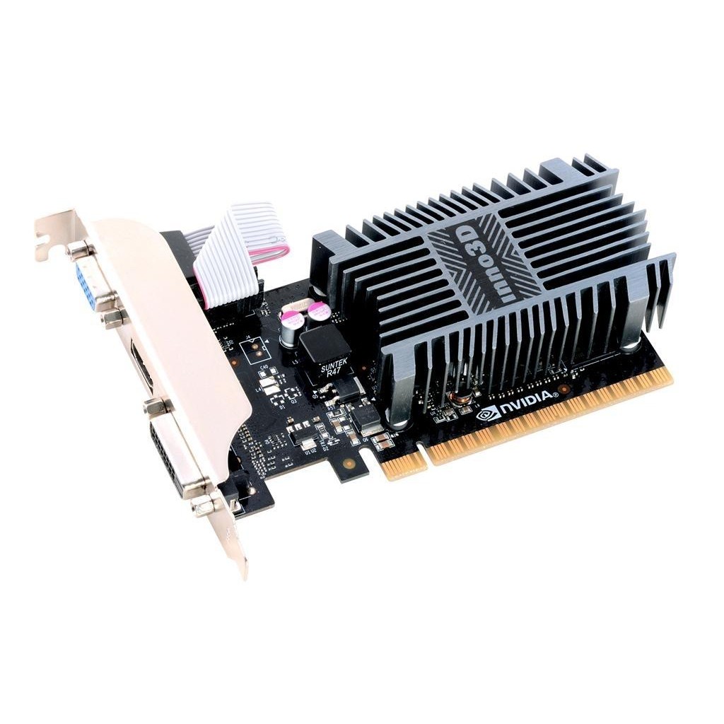 INNO3D GeForce GT 710 (N710-1SDV-E3BX) купить в интернет-магазине: цены на  видеокарта GeForce GT 710 (N710-1SDV-E3BX) - отзывы и обзоры, фото и  характеристики. Сравнить предложения в Украине: Киев, Харьков, Одесса,  Днепр на Hotline.ua