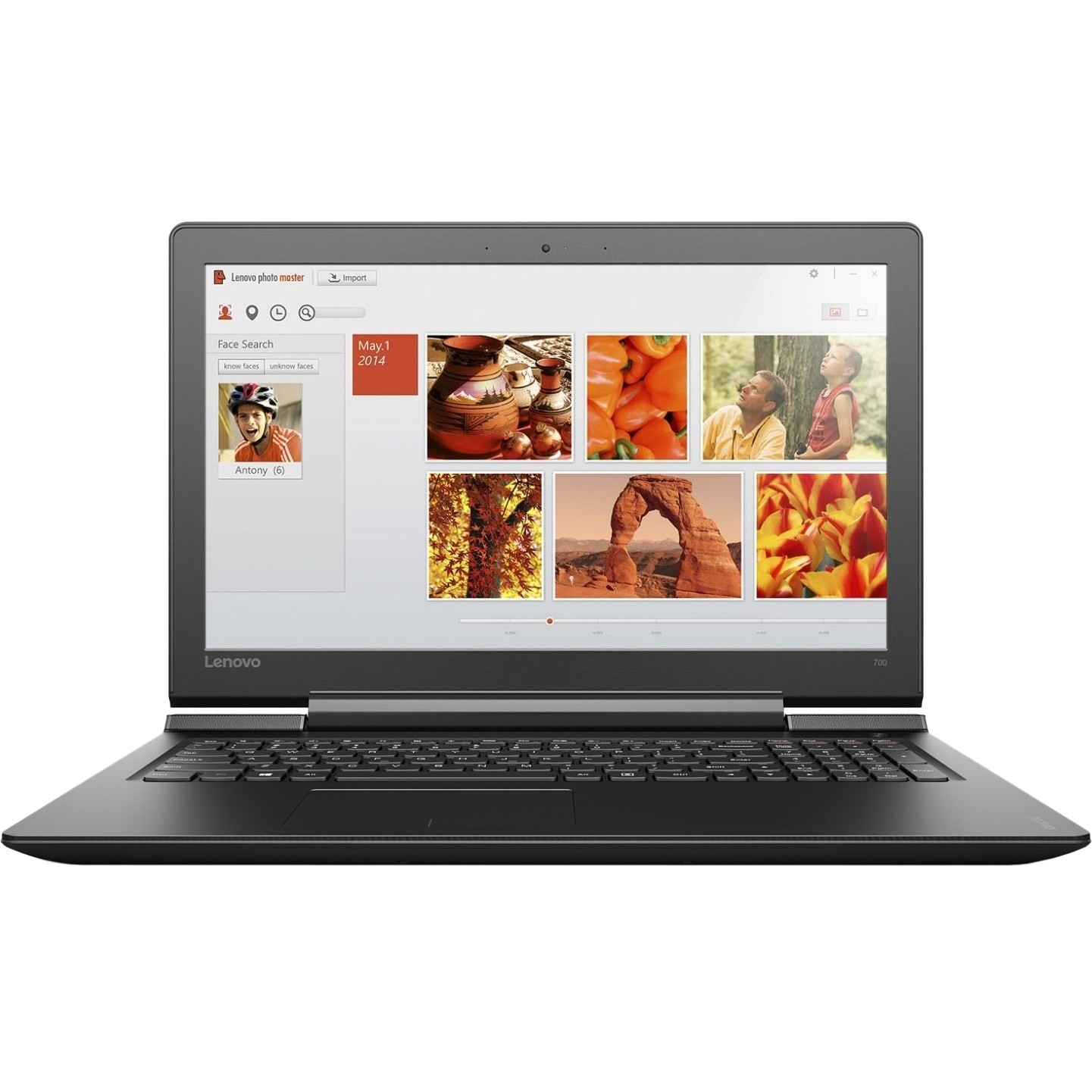 Lenovo Ideapad 700-15 ISK (80RU002XPB) Black - зображення 1