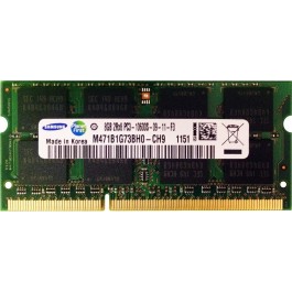 Samsung 8 GB SO-DIMM DDR3 1333 MHz (M471B1G73BH0-CH9)