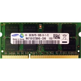   Samsung 8 GB SO-DIMM DDR3 1333 MHz (M471B1G73BH0-CH9)