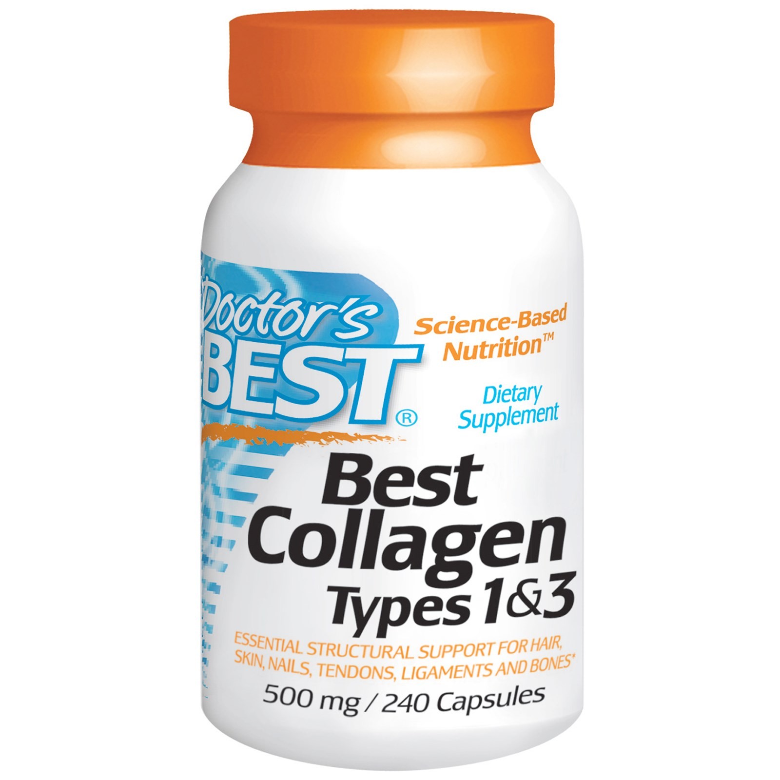 Doctor's Best Best Collagen Types 1&3 500 mg 240 caps - зображення 1