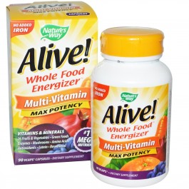   Nature's Way Alive! Whole Food Energizer Multi-Vitamin 90 caps