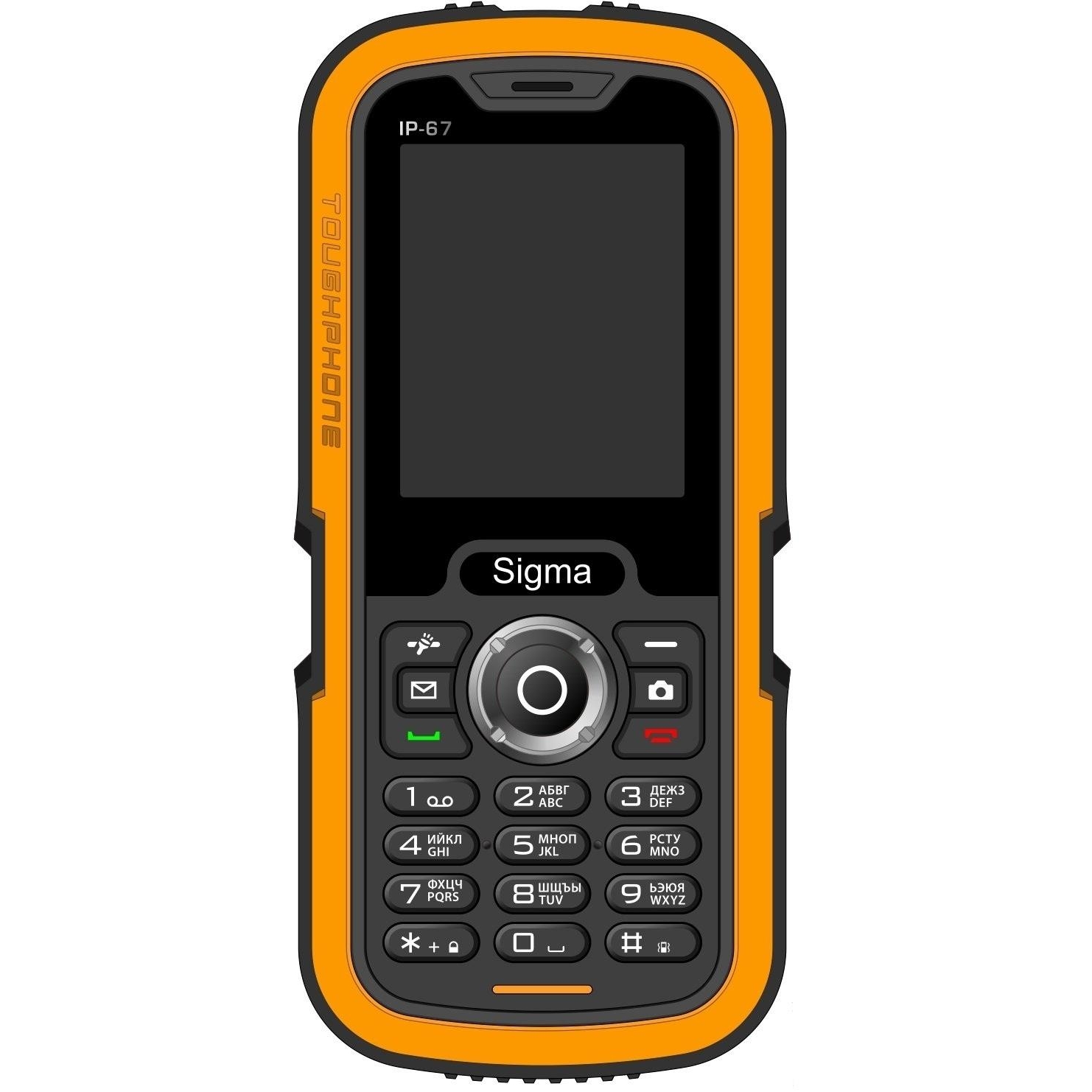 Sigma mobile Х-treme IP67 Dual Sim (Black Orange) - зображення 1