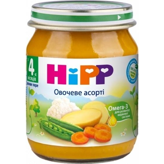 Hipp Пюре овощное ассорти 125г - зображення 1