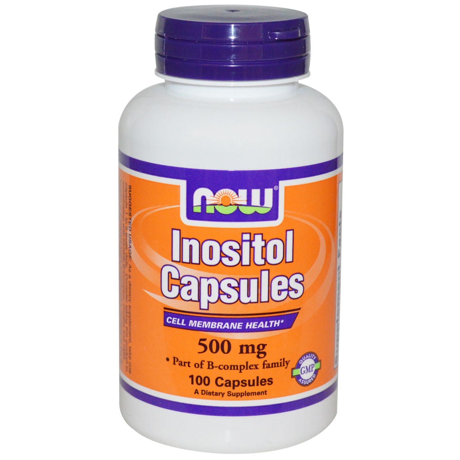 Now Inositol 500 mg 100 caps - зображення 1