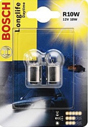 Bosch BA15s Longlife Daytime 12V 10W (1987301059) - зображення 1