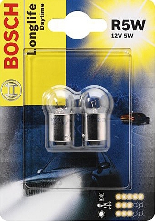 Bosch BA15s Longlife Daytime 12V 5W (1987301058) - зображення 1