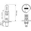 Bosch H1 Plus 50 12V 55W (1987302019) - зображення 1