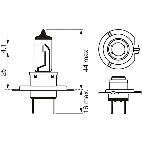 Bosch H7 Standard 12V 55W (1987302071) - зображення 1