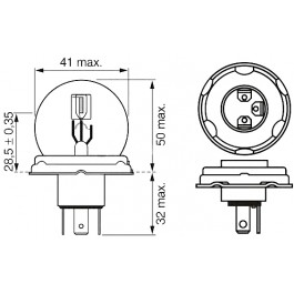   Bosch R2 12V 45/40W (1987302023)