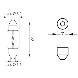   Bosch SV7-8 24V 3W (1987302528)