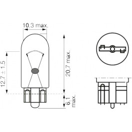   Bosch W2.1x9.5d 24V 5W (1987302518)