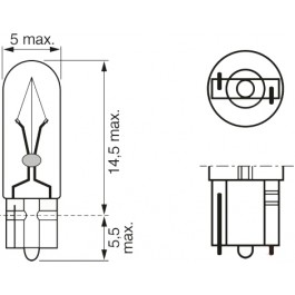   Bosch W2x4,6d 24V 1,2W (1987302504)