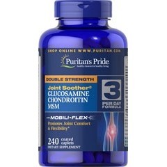Puritan's Pride Double Strength Glucosamine, Chondroitin & MSM 240 caps