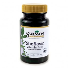 Swanson Vitamin B-2 /Riboflavin/ 100 mg 100 caps