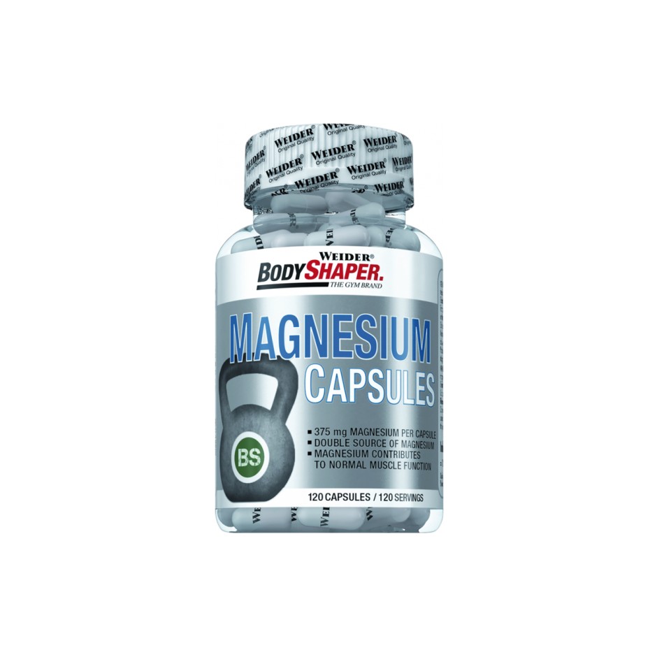 Weider BodyShaper Magnesium Caps 120 caps - зображення 1