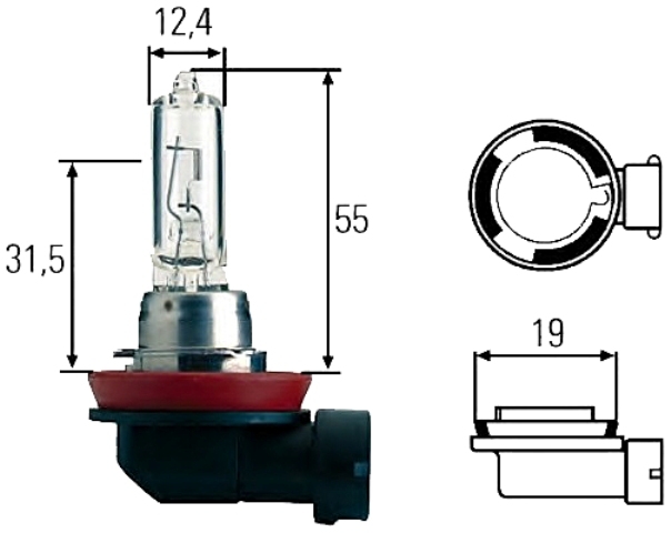 Hella H9 12V 65W (8GH008357001) - зображення 1