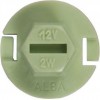 NARVA T5 12V 2W (17054) (короткая, светло-зеленая) - зображення 2