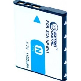 ExtraDigital Аккумулятор для Sony NP-BN1, Li-ion, 1100 mAh (BDS2647)