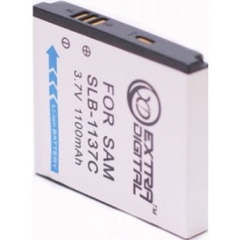 ExtraDigital Аккумулятор для Samsung SLB-1137C, Li-ion, 1100 mAh - DV00DV1326