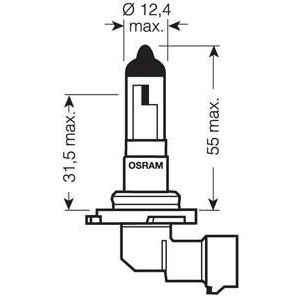 Osram H10 12V 42W (9145) - зображення 1