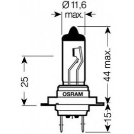   Osram H7 Ultra Life 12V 55W (64210ULT)