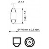 Osram SV8.5-8 24V 5W (6424) - зображення 1